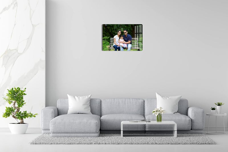 Upaharam Customised/Personalized Clear Acrylic Wall Mount Frameless Picture Photo/Poster Frame For Anniversary, Birthday, Special Moment (16" x 24" 0.19"), Rectangular - Image 5
