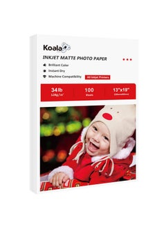 Koala Thin Inkjet Paper 13X19 Inches Matte Paper 100 Sheets 6.5Mil Compatible With Inkjet Printer - pzsku/Z4DDF7C6F05D8316B2EEFZ/45/_/1733731424/3d7944e7-cef4-4ac4-9ba0-f9592dd4338d