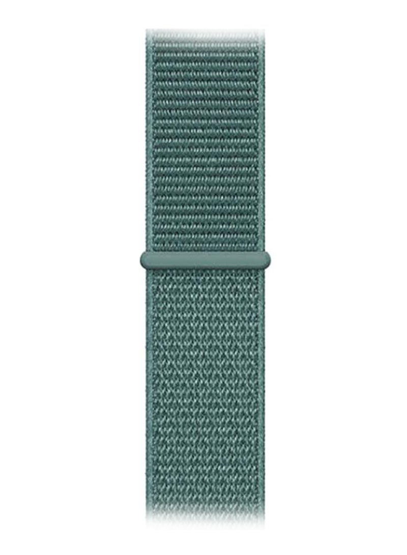 Perfii Nylon Replacement Band For Apple Watch Series 5/4/3/2/1 Green - Image 2