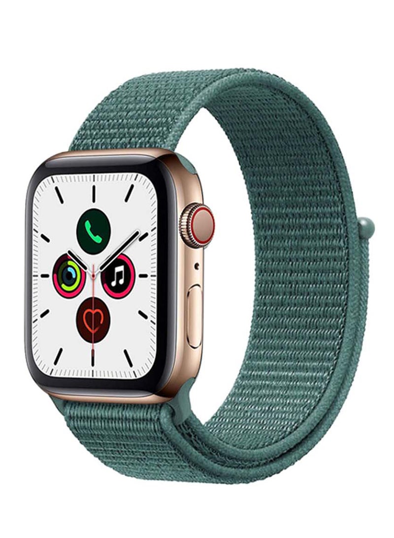 Perfii Nylon Replacement Band For Apple Watch Series 5/4/3/2/1 Green - Image 1
