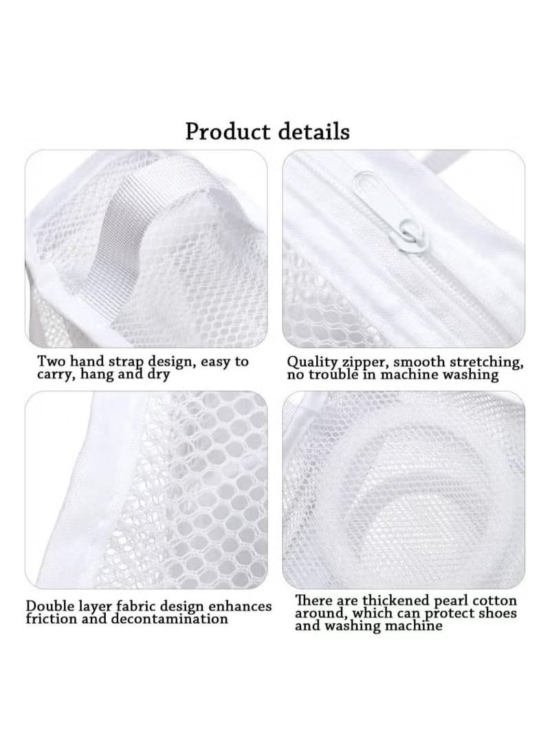 Generic - Shoe Washing Bags Laundry Bags with Zip Closure Reusable Hanging Bag for Sneakers Running Shoes and Socks 2 Pcs - Image 1