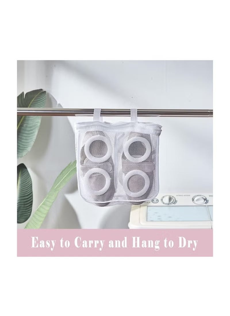 Generic - Shoe Washing Bags Laundry Bags with Zip Closure Reusable Hanging Bag for Sneakers Running Shoes and Socks 2 Pcs - Image 1