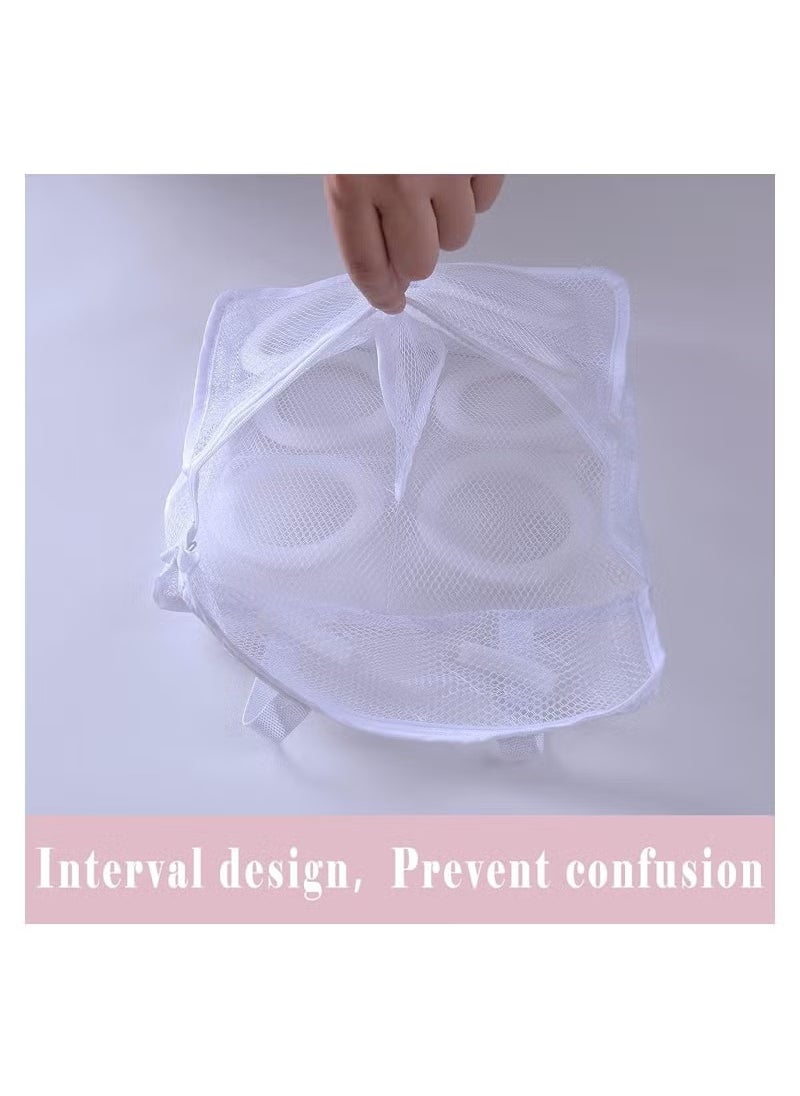 Generic - Shoe Washing Bags Laundry Bags with Zip Closure Reusable Hanging Bag for Sneakers Running Shoes and Socks 2 Pcs - Image 1