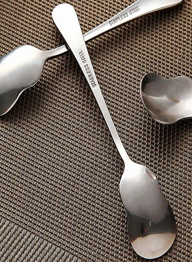 وورم باي ملاعق صغيرة من الفولاذ المقاوم للصدأ من وارمباي، ملاعق آيس كريم، ملاعق قهوة، ملاعق حلوى، طقم من 10 قطع - Image 2