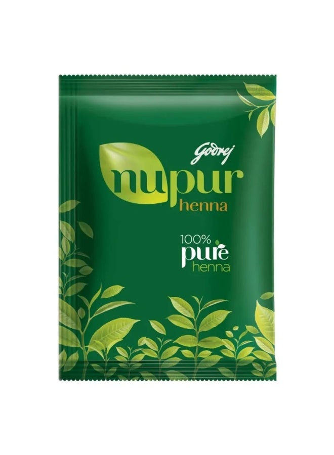 Godrej Nupur 100% Pure Henna Powder for Hair Colour (Mehandi) | for Hair, Hands & Feet (500g) - Image 1
