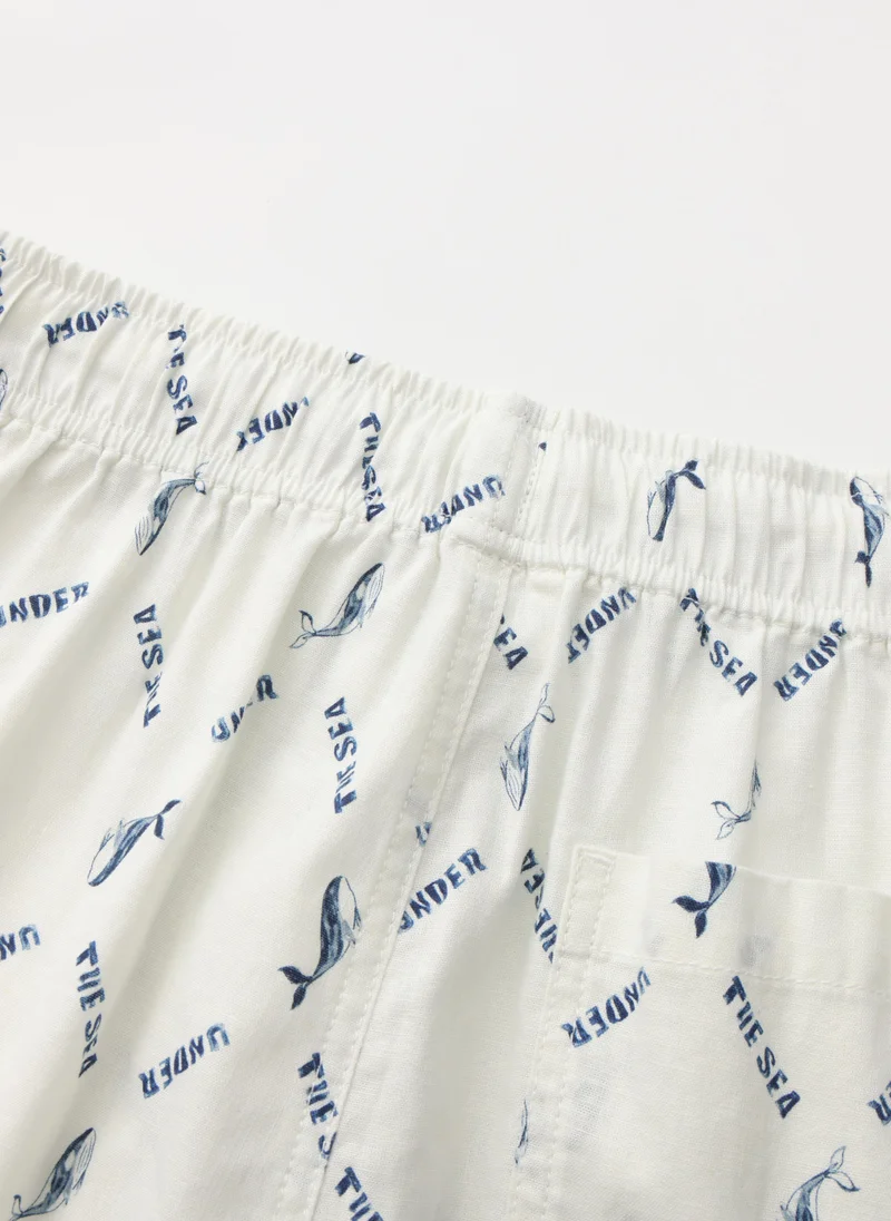 Balabala White Kids Boys Woven shorts for Men | Best Price UAE