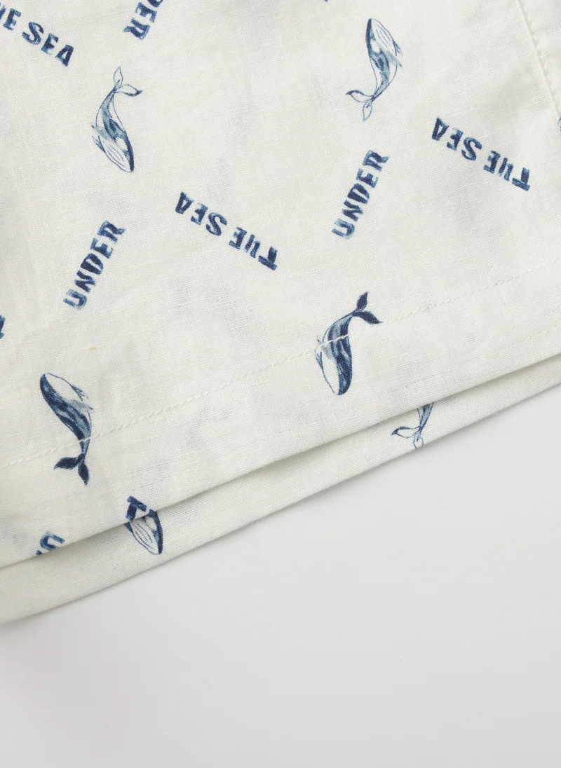 Balabala White Kids Boys Woven shorts for Men | Best Price UAE