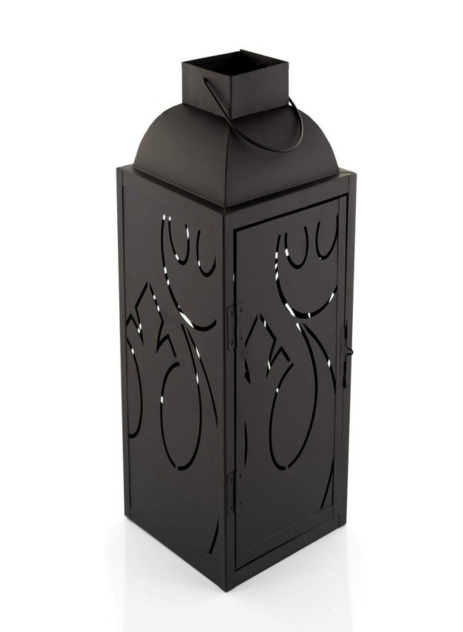 Seven20 Star Wars Stamped Lantern | Black Die-Cut Rebel Insignia Pattern | Indoor & Outdoor Use | 14 Inches Tall - Image 1