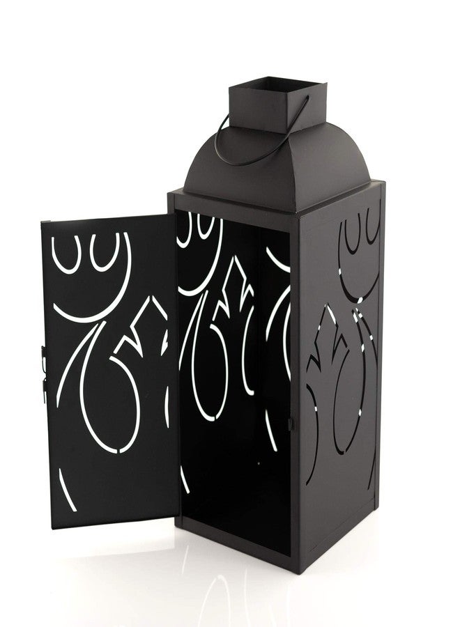 Seven20 Star Wars Stamped Lantern | Black Die-Cut Rebel Insignia Pattern | Indoor & Outdoor Use | 14 Inches Tall - Image 4