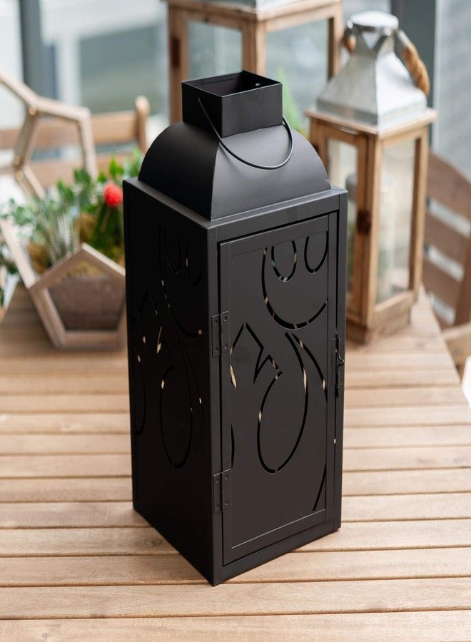 Seven20 Star Wars Stamped Lantern | Black Die-Cut Rebel Insignia Pattern | Indoor & Outdoor Use | 14 Inches Tall - Image 5
