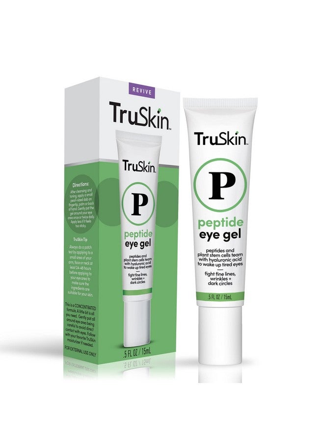 تروسكن جل تروسكين ببتيد للعين - يقلل من الخطوط ويفتح منطقة العين - العناية بالهالات السوداء تحت العين مع الببتيدات والخلايا الجذعية النباتية وحمض الهيالورونيك، 0.5 أونصة سائلة - Image 1