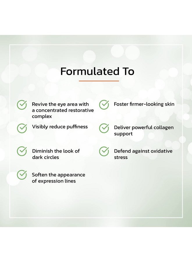 تروسكن جل تروسكين ببتيد للعين - يقلل من الخطوط ويفتح منطقة العين - العناية بالهالات السوداء تحت العين مع الببتيدات والخلايا الجذعية النباتية وحمض الهيالورونيك، 0.5 أونصة سائلة - Image 4