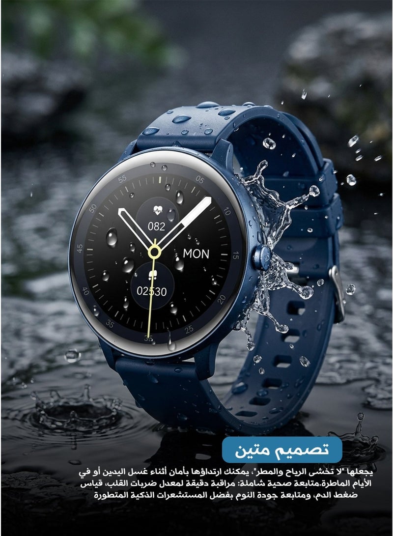 Aolon GTR Mini Smartwatch 1.39" HD Display – Bluetooth Calling, Heart Rate & Blood Pressure Monitor, 115 Sports Modes, IP67 Waterproof Fitness Tracker with Voice Assistant for Men & Women (2024 Model) - Image 3