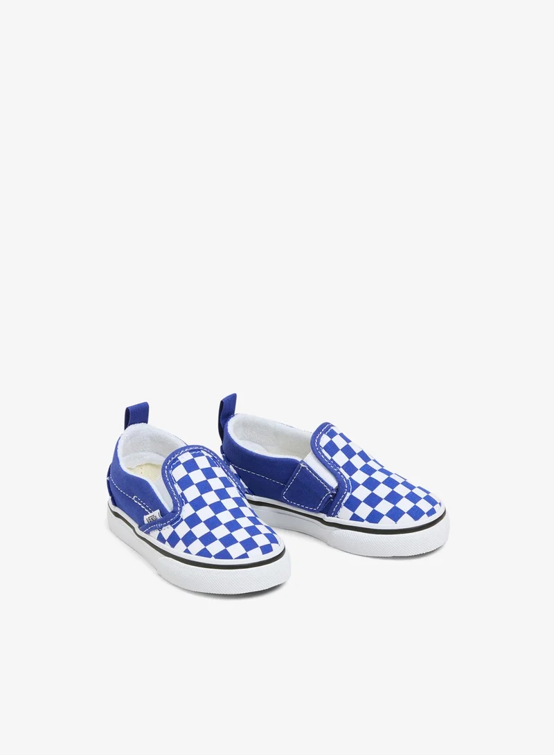 VANS Kids' Slip-On Velcro Unisex Shoes (Baby and Toddler)