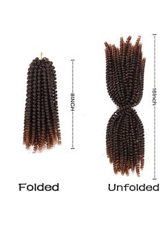 6 Packs Spring Twist Braiding Hair Spring Twists Bomb Twist Hair Synthetic Fiber Fluffy Twist Crochet Braids Low Temperature Twist Crochet Hair For Women Braiding Hair (8Inch,T1B/30) - pzsku/Z4DDFD5FB72186189AE95Z/45/_/1733730194/2293c6a8-4f64-491e-b865-bb853b194d14