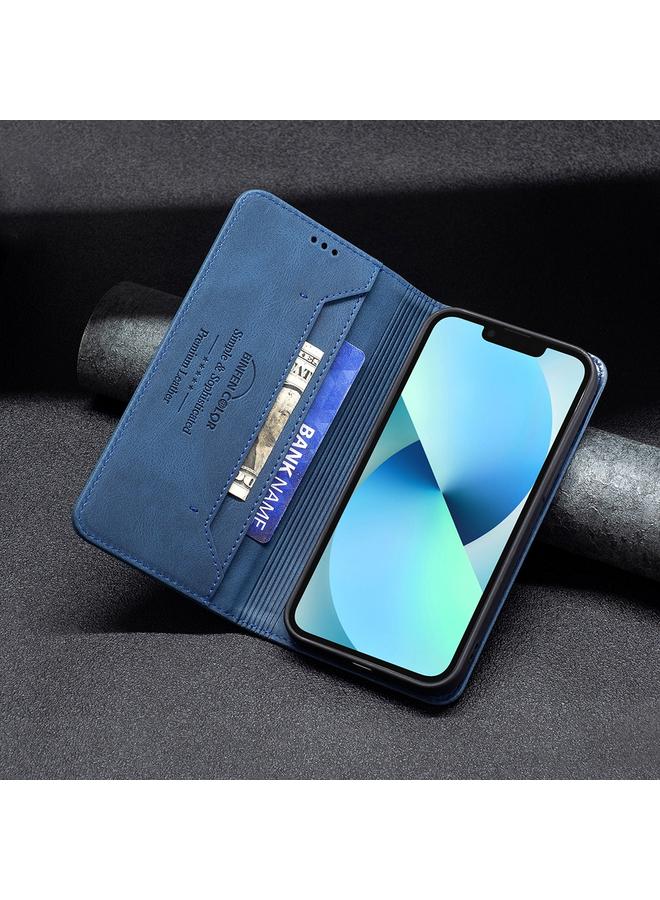 Zaboon Case For iPhone 13 mini Magnetic RFID Blocking Anti-Theft Leather Case with Holder & Card Slots & Wallet - Image 4