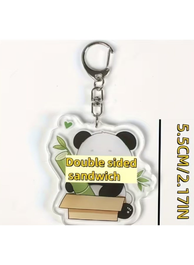 كيبوب مجموعة هدايا كيبوب - 3 سلاسل مفاتيح + كوب قهوة وردي + حقيبة ظهر برباط - مجموعة هدايا رائعة لمحبي أنمي كيبوب، تضم ميرا، رومي، وزوي - هدية عيد ميلاد للأطفال، بنين وبنات - Image 5