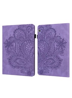 Zaboon Case For Huawei MediaPad T5 10 inch Peacock Embossed Pattern TPU + PU Horizontal Flip Leather Case with Holder & Card Slots & Wallet & Sleep / Wake-up Function  - Image 1