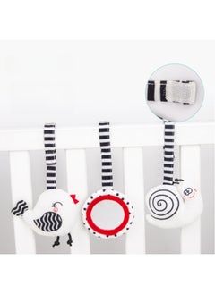 Generic TOLOLO Black And White Fox Bed Winding Newborn Early Education Toys 0-1 Years Old BB Device Haharem Bed Bell Wholesale-Color:Black Ears Fox Bed Wrap  - Image 3