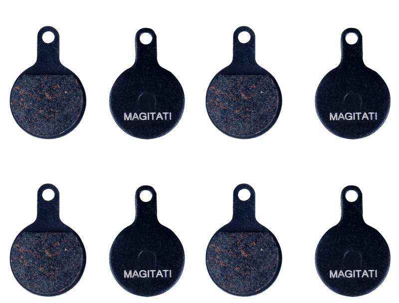 MAGITATI 4 Pairs Semi-Metallic Bicycle Bike Disc Brake Pads for Tektro Novela IOX, Smooth Braking, Low Noise, Long Life (Semi-Metallic) - Image 1