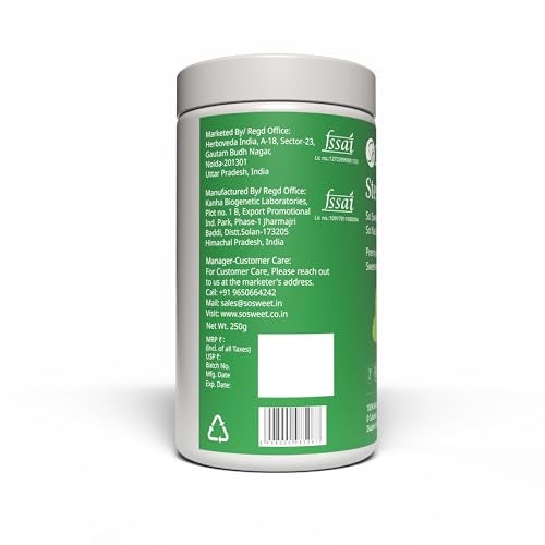So Sweet Stevia Powder Sugar Free Natural Zero Calorie Sweetener - 1250gms (Pack of 05) (250Gm Each) - Image 4