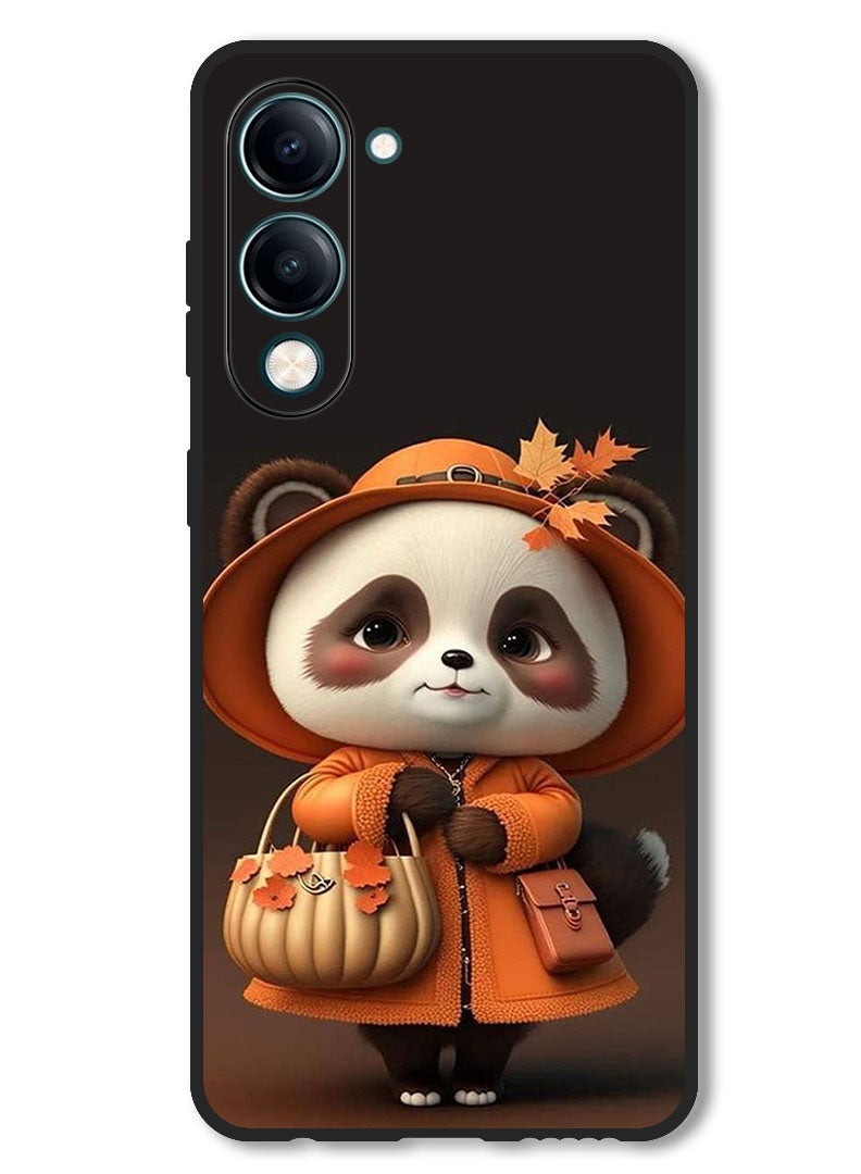 Theodor Case Compatible with Vivo Y29s Protection Shockproof Bumper Cover Panda Lady - Image 1