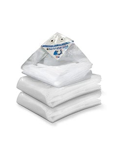 TUFFPAULIN TUFFPAULIN 12FT X 10FT 120 GSM Transparent Tarpaulin Tirpal Tadpatri Tharpai Thadika Extra Strong Reinforced Eyelets UV Resistant 100 Waterproof Virgin 6 Layer MLCL 3D Rib Technology1 No  - Image 1