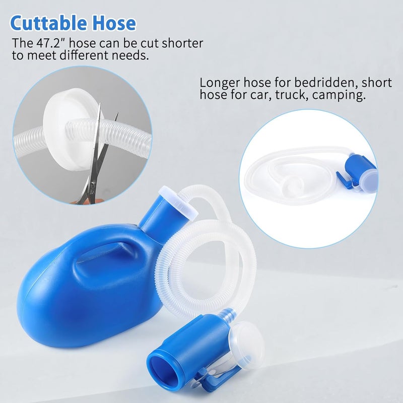 ONEDONE Replacement Hose for Urinal - Urinal Tube 48 Inch for Portable Urinal for Men Women Urinal Hose - Image 3