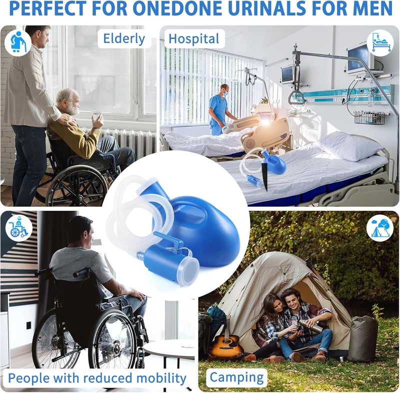 ONEDONE Replacement Hose for Urinal - Urinal Tube 48 Inch for Portable Urinal for Men Women Urinal Hose - Image 4