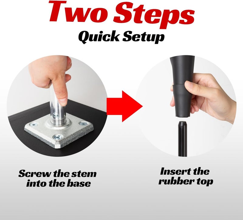 JASCOPRO Portable Batting Tee - Height Adjustable from 25-37 inches for Baseball and Softball - Image 5