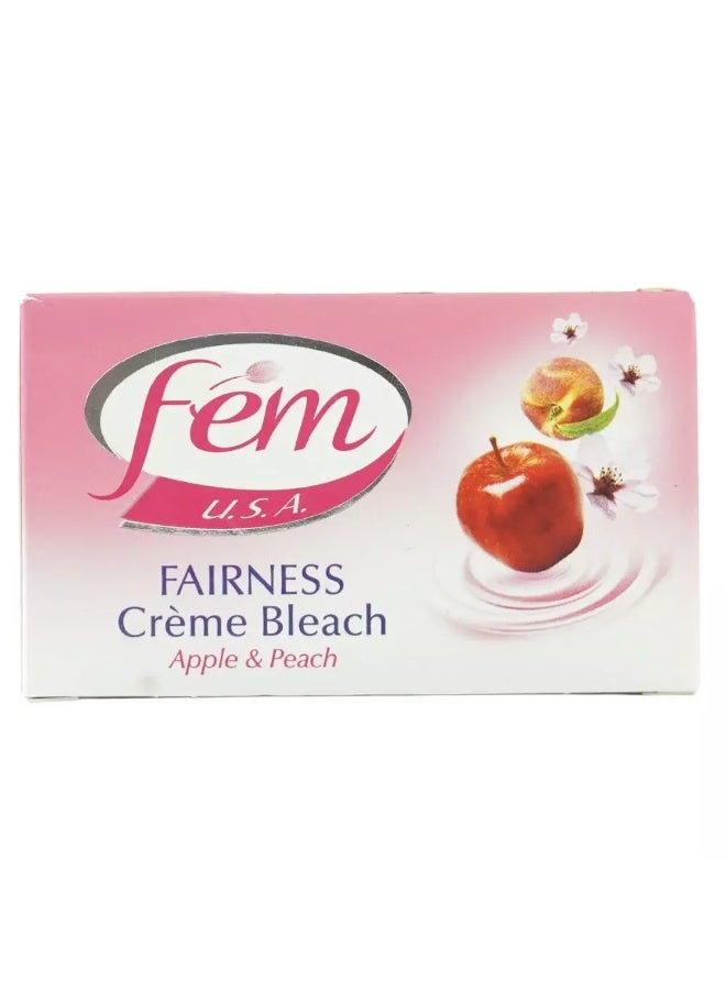 fem كريم تبييض التفاح والخوخ من الولايات المتحدة 100 جرام - Image 2