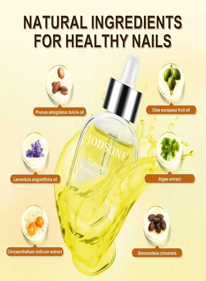JODSONE Cuticle Oil for Nails for Repairing Cuticles Overnight Moisturizing and Strengthening Nails with Dropper - Image 2