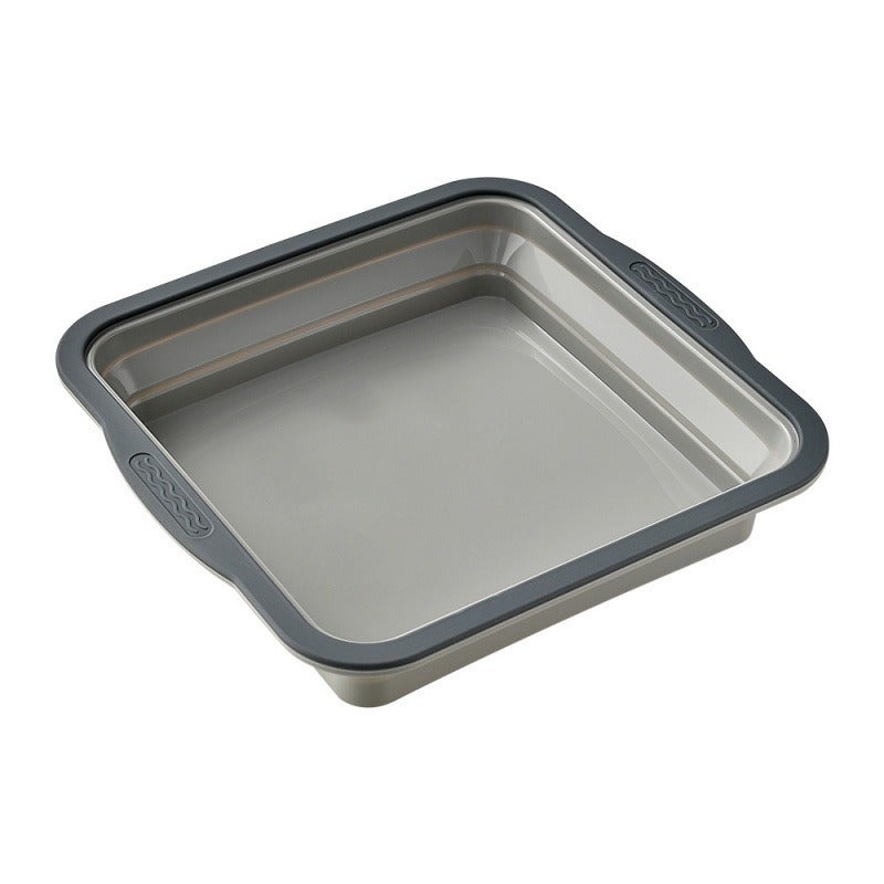 Direct Sale Foldable Silicone Cake Mold, Easy Release, 6-Cavity/12-Cavity Baking Pan, Square & Round Shapes