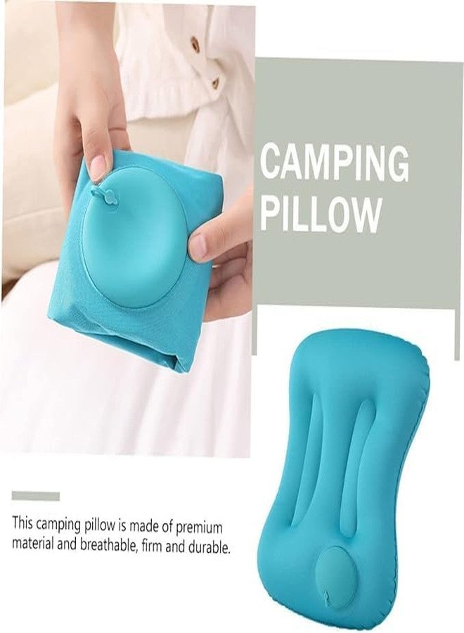 AREO Comfort Ultralight Inflatable by Pressing Air Pillow - Compact, Ergonomic Pillow for Neck Head Lumbar Support for Travel, Camping, Home, Office (Head-Pillow 1PC Any Colour ONE PC Will BE Sent) - Image 5