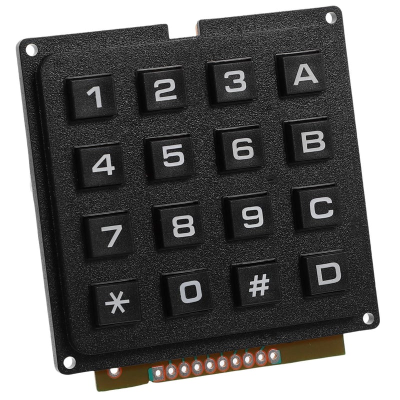 Industrial Matrix Membrane Keypad 12 Key Array Durable Tactile Responsive Keyboard - Image 2