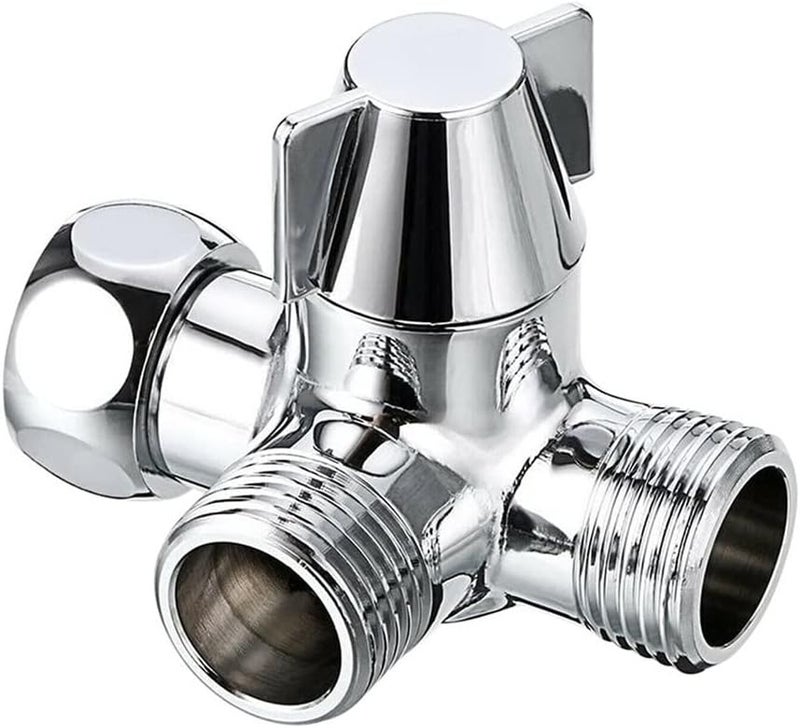 1 2 Inch 3 Way Outlet Sink Faucet Diverter Valve Water Separator Tap Splitter - Image 2