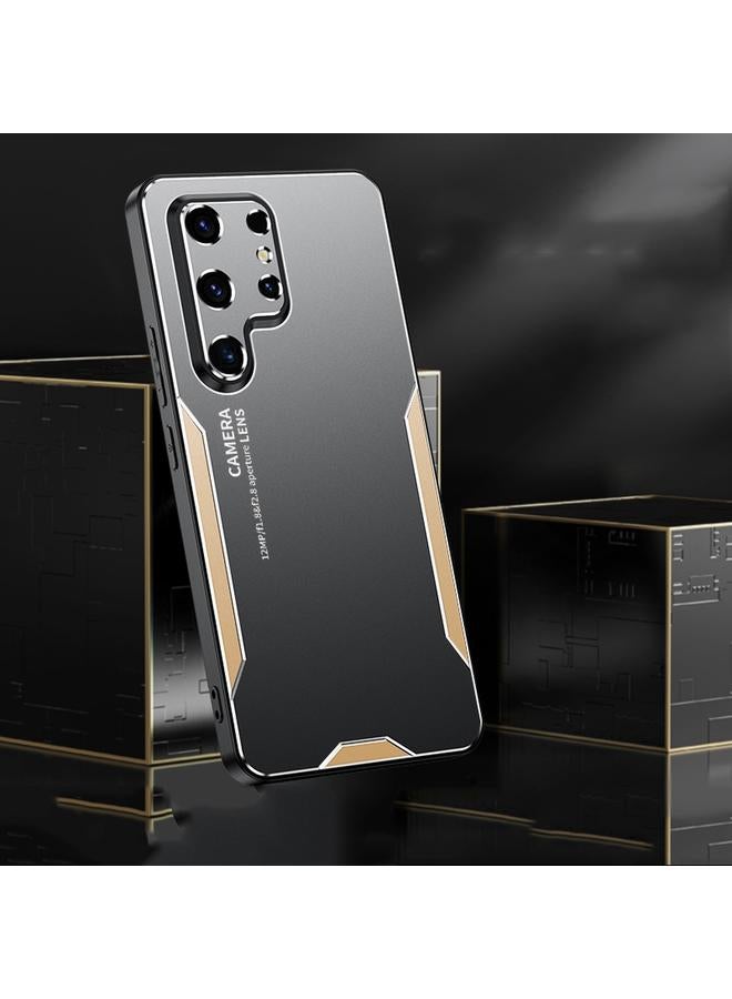 S-TOP Case For Samsung Galaxy S25 Ultra 5G Blade Series TPU Hybrid Metal Phone Case - Image 3