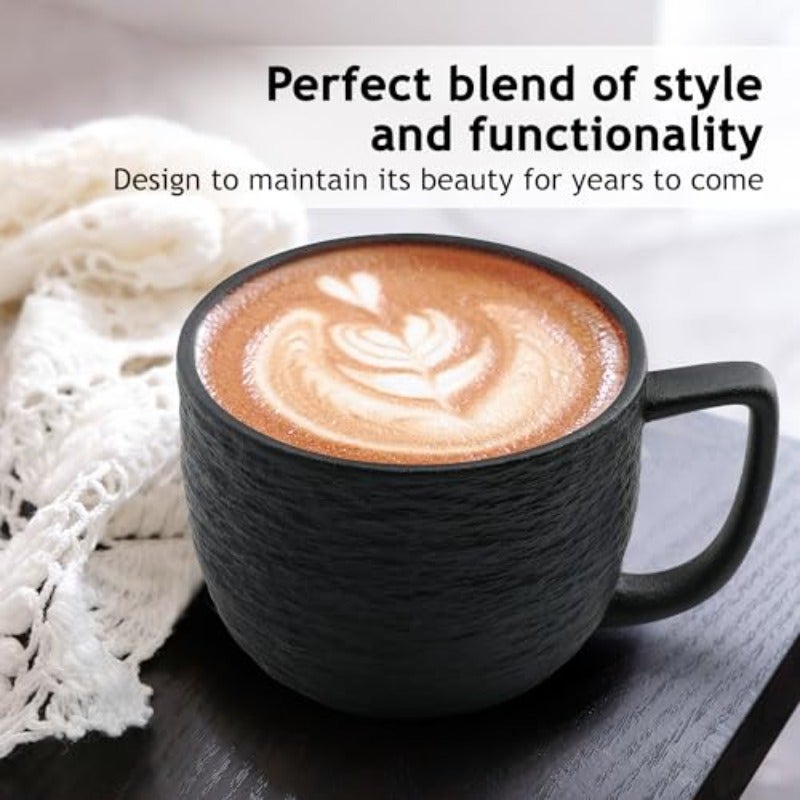 15 oz Coffee Mugs Mug Set of 4 - Ceramic Mug for Coffee Latte Cappuccino and Tea - Oasis Collection - Image 4