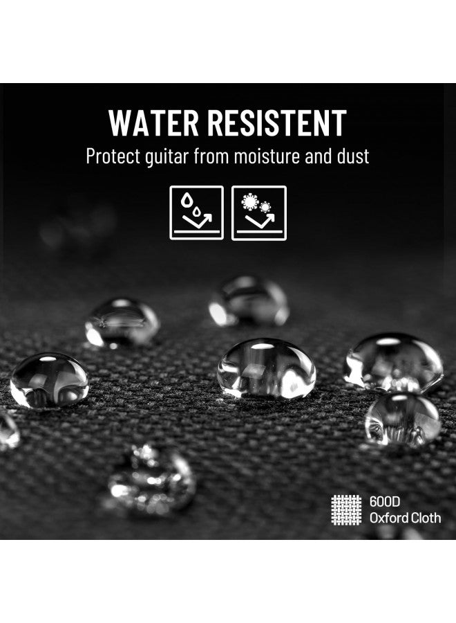 CAHAYA 40 41 42 Inch Multi-pockets Acoustic Guitar Bag 6 Pockets 0.4Inch 10mm Thick Padding Water Resistent Guitar Case Gig Bag CY0181 - Image 4