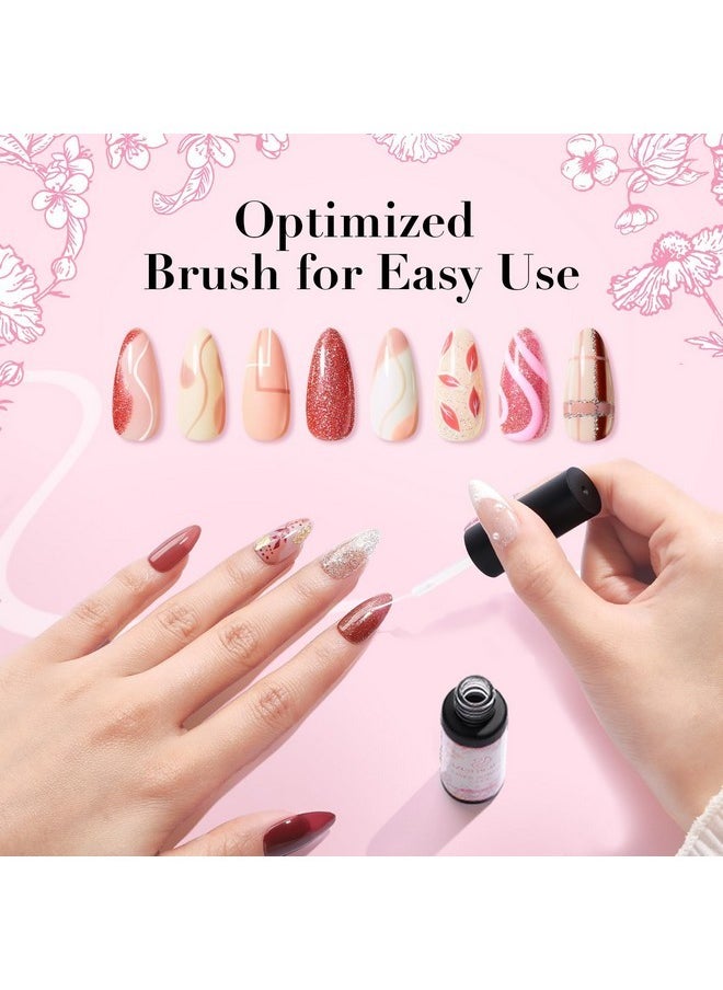 AZUREBEAUTY 3 Pcs Gel Nail Glue Sets Clear Nail Glue For Press Ons With Brush Saver Base Gel X Nail Glue Rhinestone Glue On Nails Fake Nails With Glue Long Lasting Home Diy Women  - Image 3