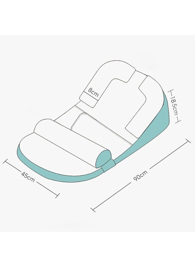 Baby Lounger, Baby Sleeping Nest, Anti-Reflux Pillow, 0-30° Height Adjustable Travel Crib, Relieves Vomiting Milk, Washable - Image 2