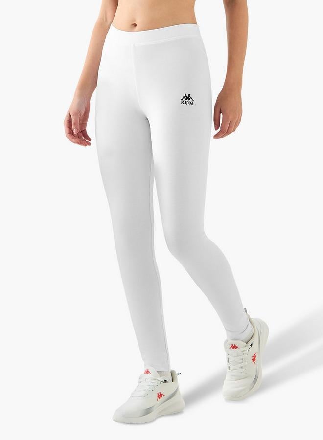 Kappa Pack of 3 Elasticated Full Length Leggings with Logo Print - Image 2