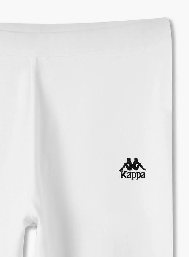 Kappa  Kappa Pack of 3 Elasticated Full Length Leggings with Logo Print for Women | Best Price UAE