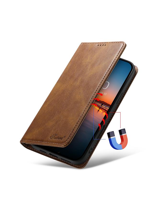 Suteni Case For iPhone 16 Pro J02 Oil Wax Wallet Leather Phone Case - Image 3