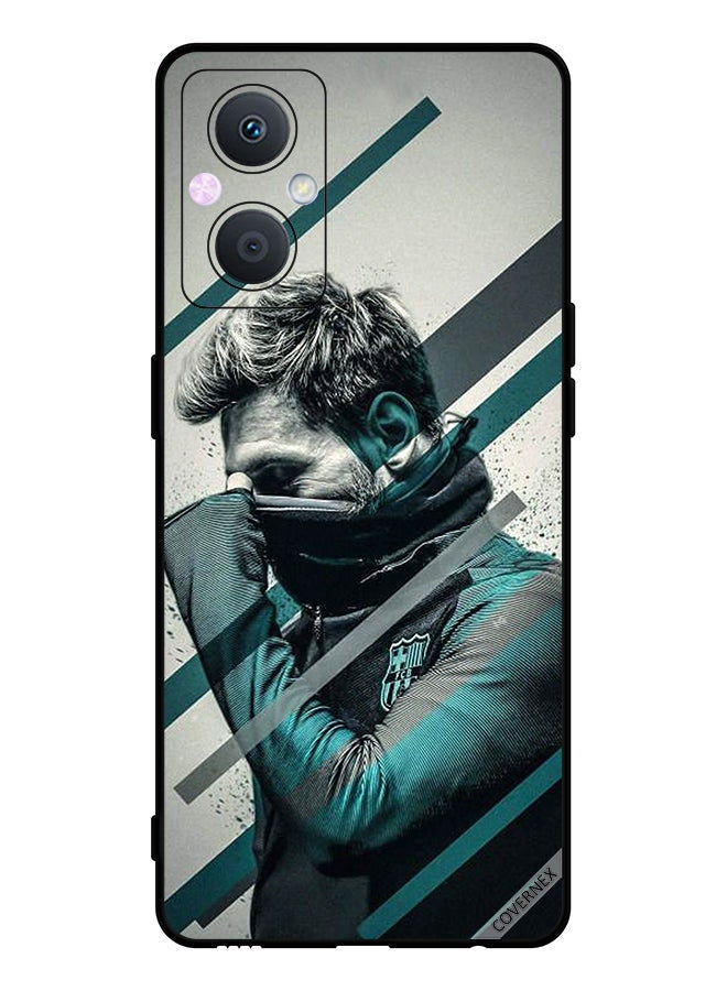 Covernex Protective Case Cover For Oppo A96 Messi Hiding Face - Image 1