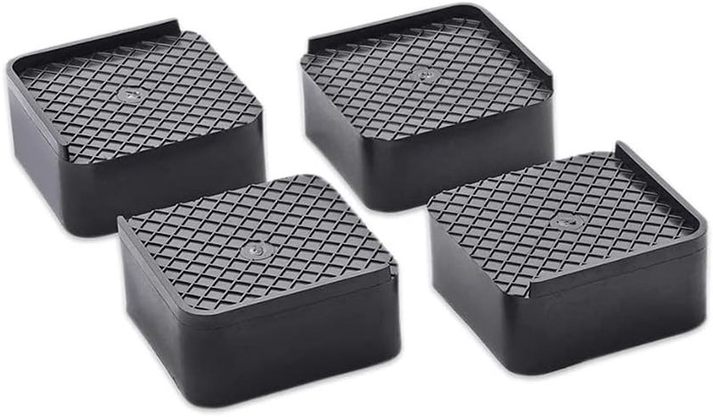 BUNVOX Fridge Stand Multipurpose Heavy Duty Stand for Washing Machine, Cupboard, Single Door, Double Door Refrigerator, Sofa Base Stand (Set of 8) - Image 1