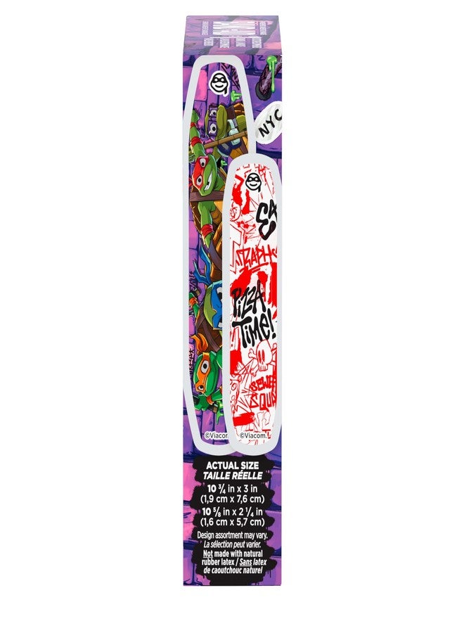 BAND-AID Brand Adhesive First Aid Bandages for Minor Cuts & Scrapes, Wound Care Featuring Nickelodeon TMNT Characters, Fun Bandages for Kids & Toddlers, Sterile, Assorted Sizes, 20 ct - Image 2