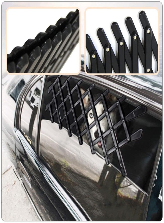 Toddmomy Adjustable Car Window Pet Barrier: PP Automotive Fence for Dogs & Cats (24x12cm, Black) - Image 4