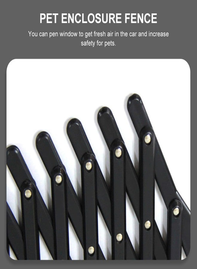 Toddmomy Adjustable Car Window Pet Barrier: PP Automotive Fence for Dogs & Cats (24x12cm, Black) - Image 3