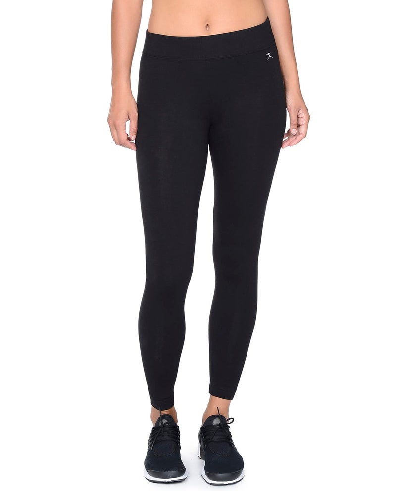 Danskin Women's Essentials Ankle Legging, Black, L - Image 5